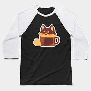 Fluffer Mocha-Paws Baseball T-Shirt